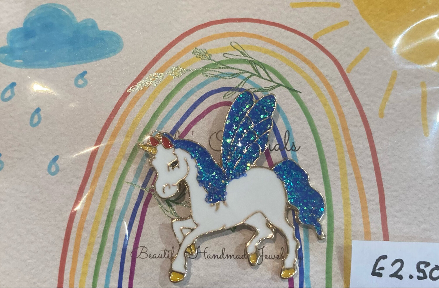 Pegasus pin badge