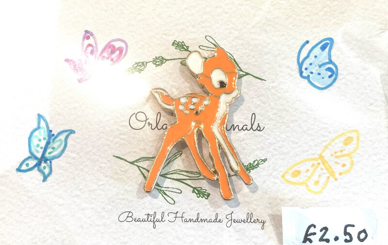 Bambi Deer pin badge