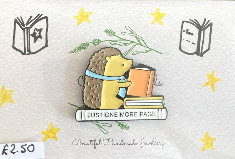 Hedgehog pin badge