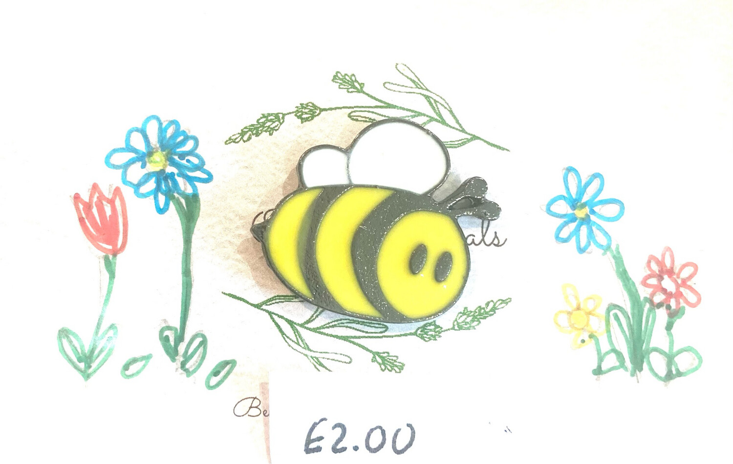 Bumble Bee Pin Badge