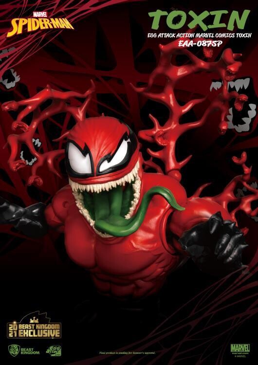 Marvel Comics Egg Attack Action EAA-087SP Toxin 2021 Summer Exclusive Figure