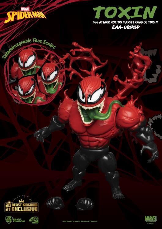 Marvel Comics Egg Attack Action EAA-087SP Toxin 2021 Summer Exclusive Figure
