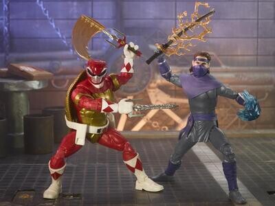 Power Rangers X TMNT Foot Soldier Tommy and Raph Red Ranger