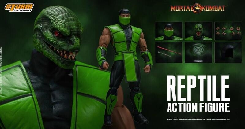 Reptile mortal kombat storm collectibles 