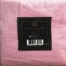 40 SERVIETTE DE TABLE 33 X 33 ROSE(D2-1)