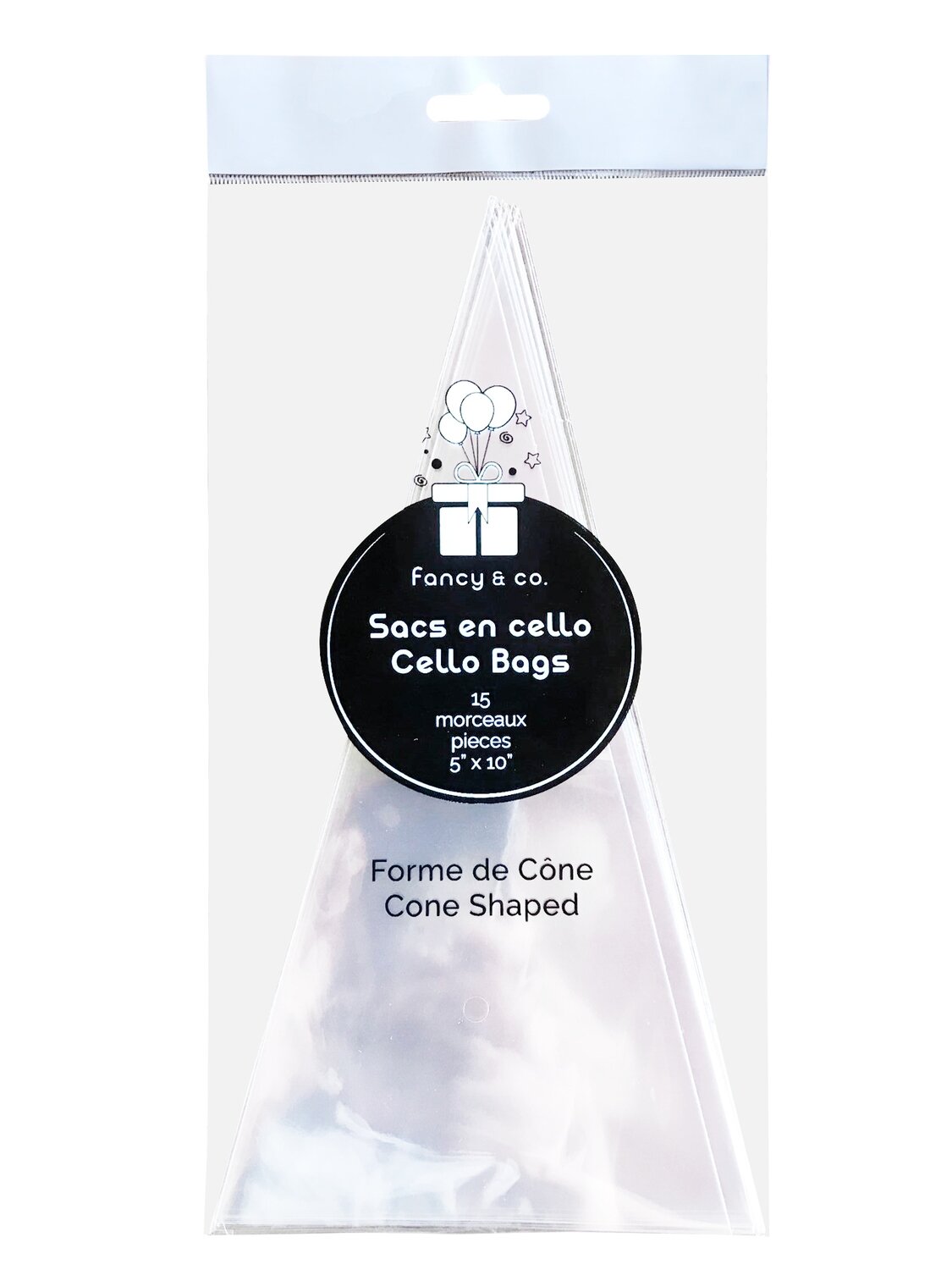 SAC CELLO FORME CONIQUE 5X15(RW)