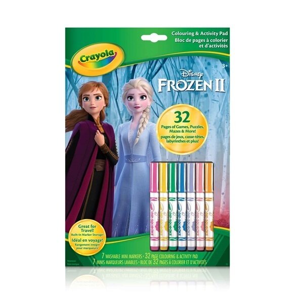Bloc de page a colorier et d&#39;activité La reine des neiges 2(E8-6)