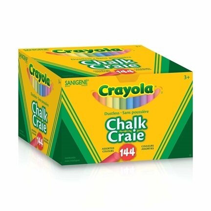 144 craies couleurs sans poussière (E7-4)