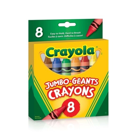 8 crayons de cire géants (E7-5)