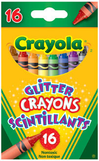16 crayons de cire scintillants (E7-6)