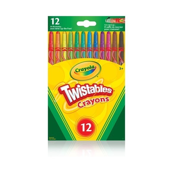 12 crayons de cire Twistables (E7-6)