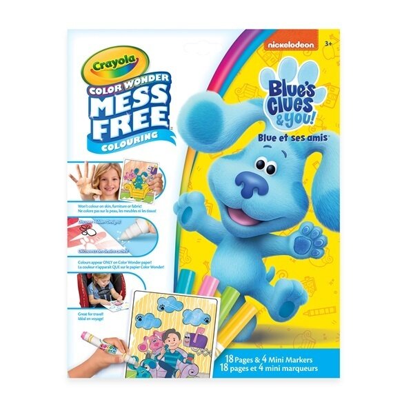 Color Wonder  18 pgs &amp; 4ct Mini Markers, Blues Clues (E5-3)