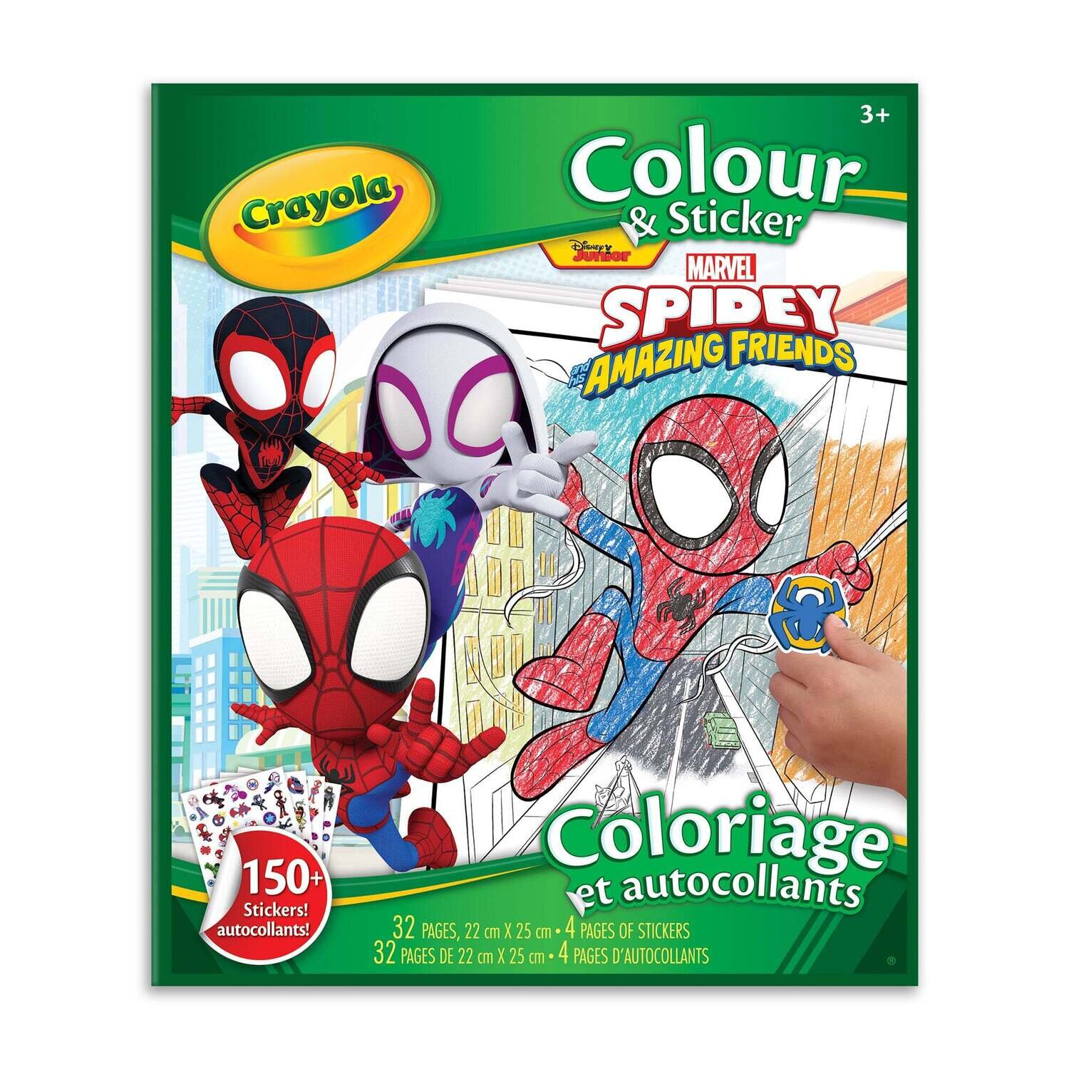 Coloriage et autocollants Spidey et ses amis
