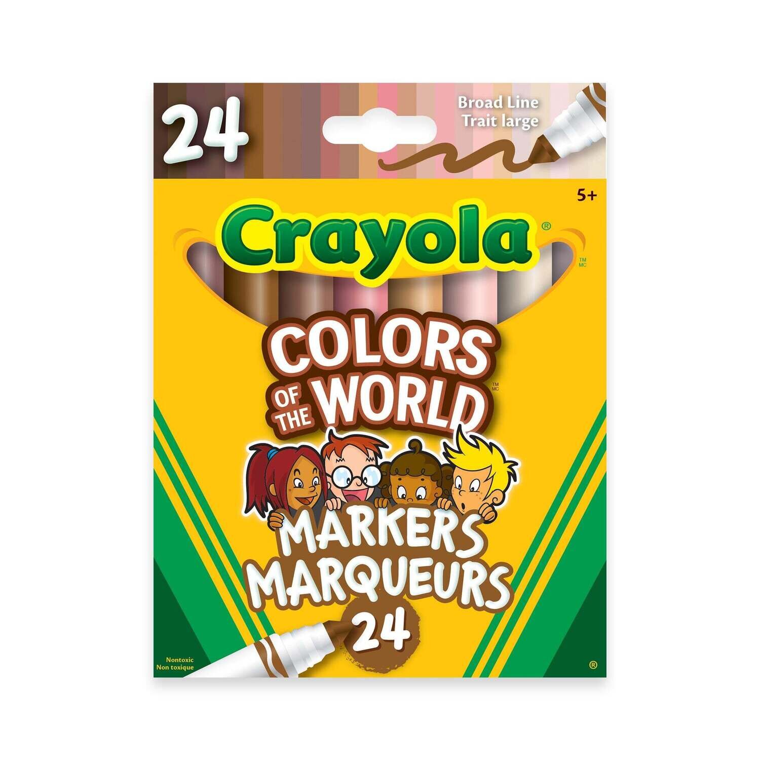 24 marqueurs lavables ultra clean colors of the world (E6-2)
