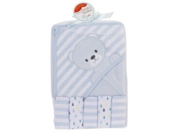 ENSEMBLE SERVIETTE CAPUCHON ET DÉBARBOUILLETTE(B3-2)