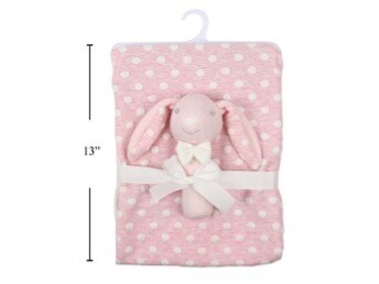 ENSEMBLE COUVERTURE ET HOCHET ROSE(B1-4)