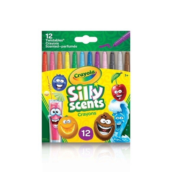 12 crayons de cire Twistables mini Silly Scents (E6)