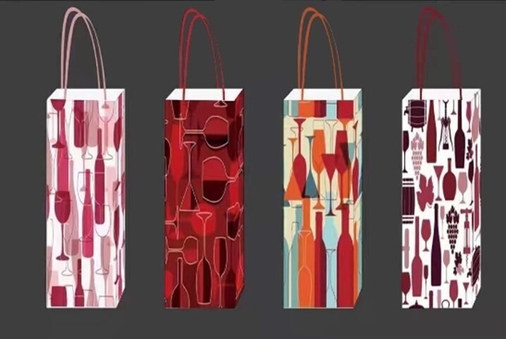 SAC A VIN BOUTEILLE MAT (C10)