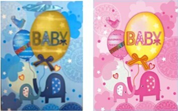 SAC CADEAU BEBE GAR/FILLE (M) (C-10)