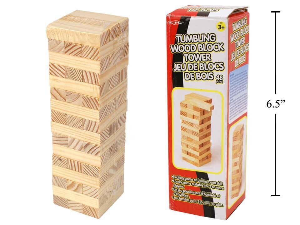 TOUR DE BLOC DE BOIS (style Jenga) (A11-2)