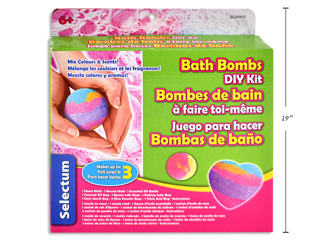 ENSEMBLE FABRICATION BOMBES DE BAIN(B7-3)