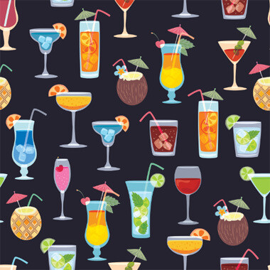 ROULEAU DE PAPIER COCKTAIL (N1)