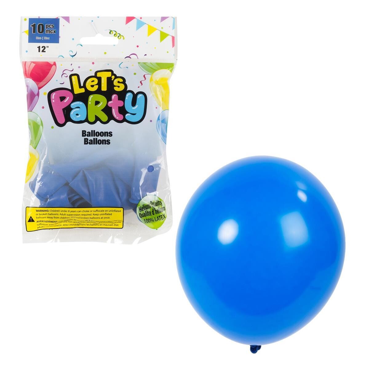 PQ.10 BALLONS BLEU (D10)