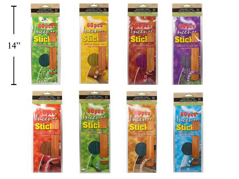 BÂTON D’ENCENS PQ.60 AVEC SUPPORT (D1-8)