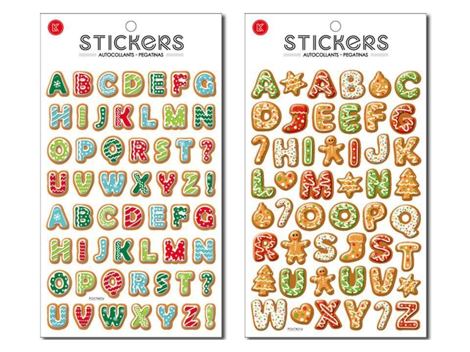 AUTOCOLLANT POP UP ALPHABET BRILLANT (XM)(P)