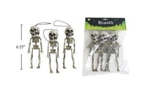 DECORATION SQUELETTES SUSPENDU 6.25PO 3MCX (HW)