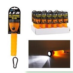 PRESENTOIR DE 24 LAMPES DE POCHE ORANGE (HW)