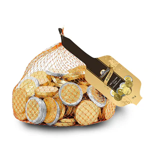 Monnaie en chocolat dans filet 75g  (PQ)