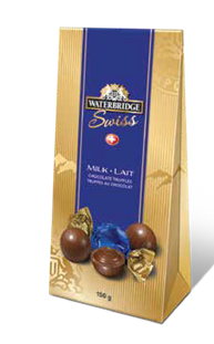 TRUFFLE AU LAIT SUISSE BOITE DE CARTON 150G (XM)