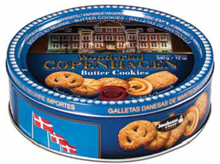 BISCUITS AU BEURRE BOITE DE METAL 340G