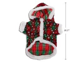 MANTEAU CARREAUTÉ POUR CHIEN (XM)(G3)