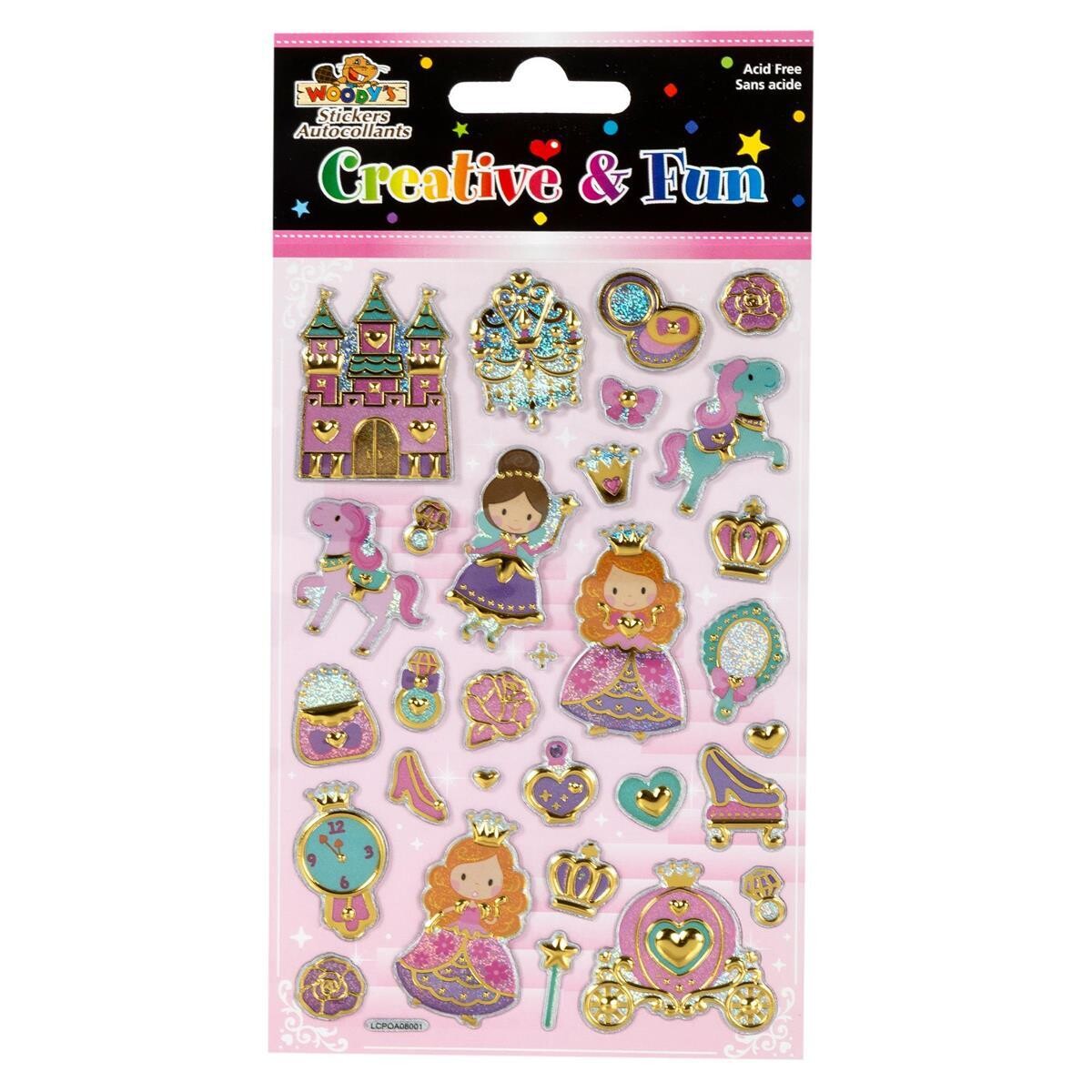 AUTOCOLLANT 4X6 PRINCESSES