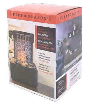 PETITE FONTAINE LUMINEUSE AVEC ROCHES(L1)