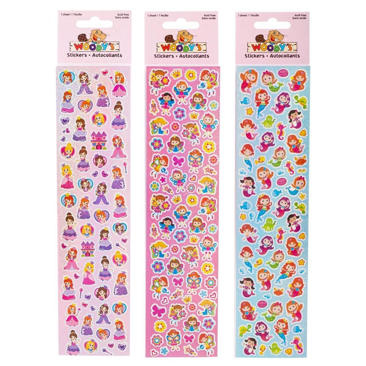 AUTOCOLLANT 10X2 PRINCESSES