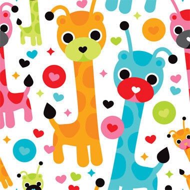 ROULEAU DE PAPIER GIRAFFE (N1-1)