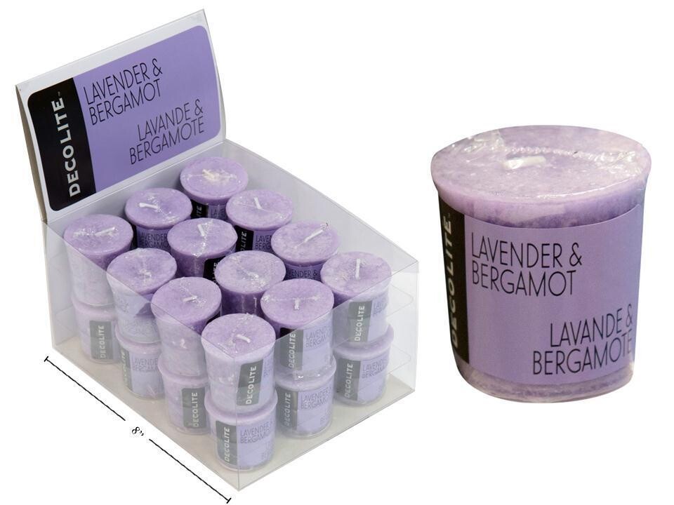 Bougie votive lavande et bergamot (RW