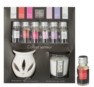 COFFRET SENTEUR AVEC 6 HUILES (D1-7)