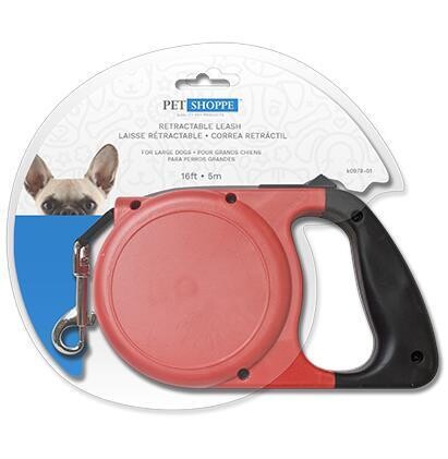 LAISSE RÉTRACTABLE 16’’ POUR GROS CHIEN (RW)