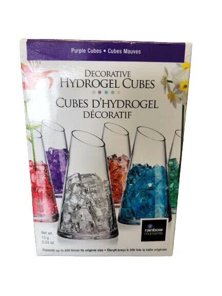 CUBE DHYDROGEL COLORÉ POUR PLANTE OU DECO(B3-3)