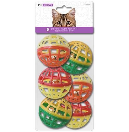 6 BALLES POUR CHAT GRELOT (RW)