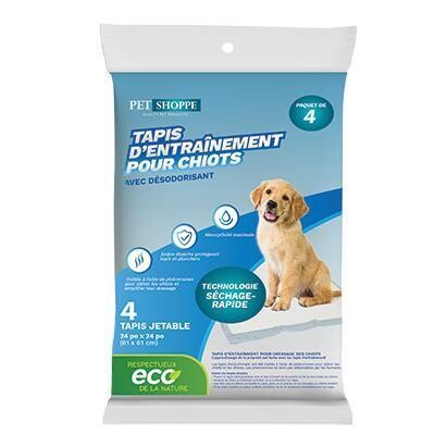 4 TAPIS D’ENTRAINEMENT POUR CHIOT (F2) (RW)