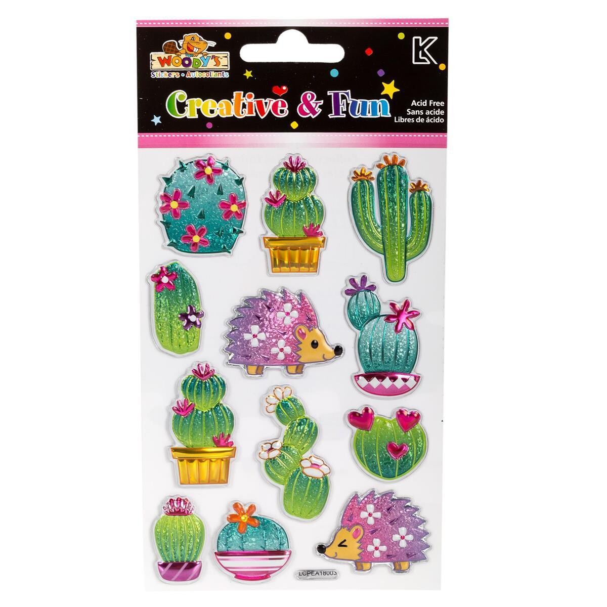 AUTOCOLLANT 4X6 CACTUS(P)