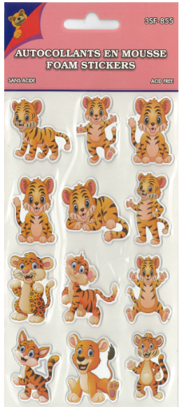 AUTOCLLANTS EN MOUSSE TIGRES
