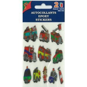 AUTOCOLLANTS EPOXY 2 FEUILLES POMPIER(P)