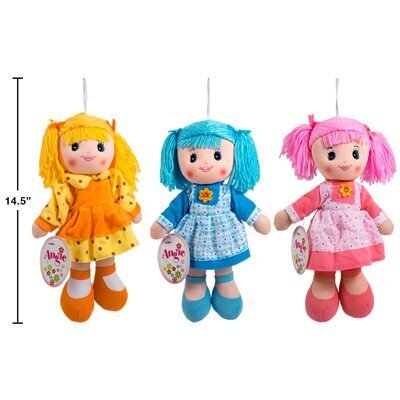 Poupée Angie (3 couleurs)  12/boite (B8-1)