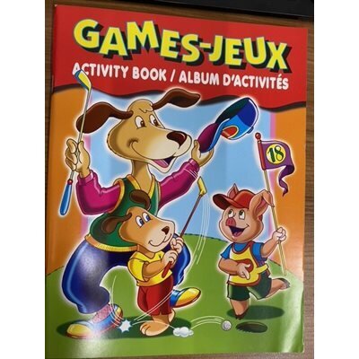Livre Jeux et activités, colorier (A6-1)